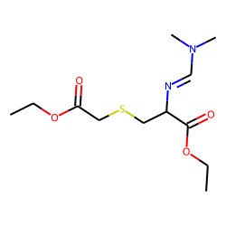 S-Carboxymethyl-L-cysteine, N-dimethylaminomethylene, diethyl ester