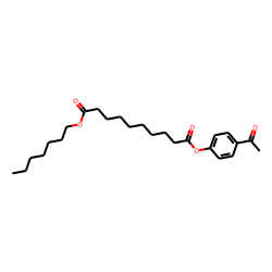 Sebacic acid, 4-acetylphenyl heptyl ester