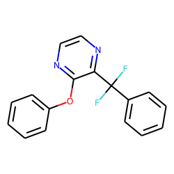 2-Phenoxy-3-(alpha,alpha-difluorobenzyl) pyrazine