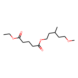 Glutaric acid, ethyl 5-methoxy-3-methylpentyl ester