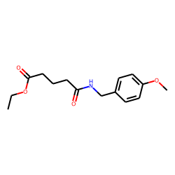 Glutaric acid, monoamide, N-(4-methoxybenzyl)-, ethyl ester