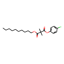 Dimethylmalonic acid, 4-chlorophenyl decyl ester