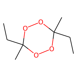1,2,4,5-tetraoxacyclohexane, 3,6-dimethyl, 3,6-diethyl