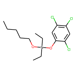 Silane, diethylpentyloxy(2,4,5-trichlorophenoxy)-