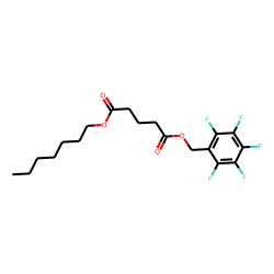 Glutaric acid, heptyl pentafluorobenzyl ester