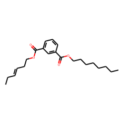 Isophthalic acid, octyl trans-hex-3-enyl ester