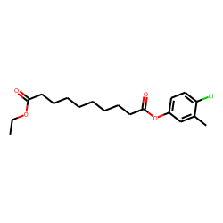 Sebacic acid, 4-chloro-3-methylphenyl ethyl ester