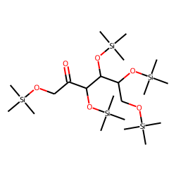 D-Fructose, 1,3,4,5,6-pentakis-O-(trimethylsilyl)-