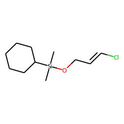 3-Chloro-1-cyclohexyldimethylsilyloxyprop-2-ene