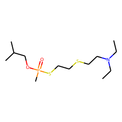 Methylthiophosphonic acid, O-isobutyl, S-2-(2-(diethylaminoethylthio)ethyl) ester