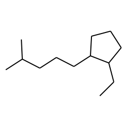 1-Ethyl-2-(4-methylpentyl)cyclopentane