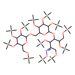 6'-Galactosyl-lactulose: bD-Galp(1->6)-bDGalp(1->4)-DFru, oxime-TMS, isomer # 1