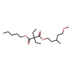 Diethylmalonic acid, 5-methoxy-3-methylpentyl pentyl ester