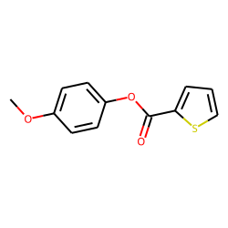 2-Thiophenecarboxylic acid, 4-methoxyphenyl ester