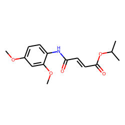 Fumaric acid, monoamide, N-(2,4-dimethoxyphenyl)-, isopropyl ester