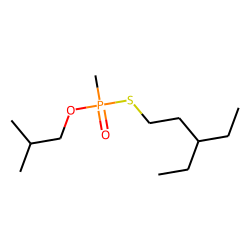 Methylthophosphonic acid, O-isobutyl S-(2-diethylaminoethyl) ester