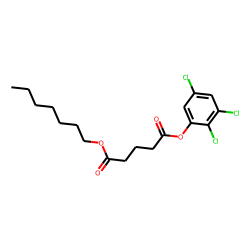 Glutaric acid, heptyl 2,3,5-trichlorophenyl ester