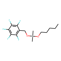 Silane, dimethyl(pentafluorobenzyloxy)pentyloxy-