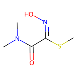 Ethanimidothioic acid, 2-(dimethylamino)-N-hydroxy-2-oxo-, methyl ester