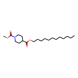 Isonipecotic acid, N-methoxycarbonyl-, dodecyl ester