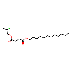 Succinic acid, 2-chloropropyl dodecyl ester