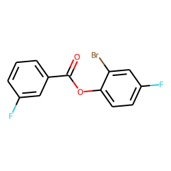 3-Fluorobenzoic acid, 2-bromo-4-fluorophenyl ester
