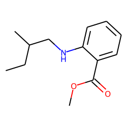 Benzoic acid, 2-(2-methylbutyl)amino-, methyl ester
