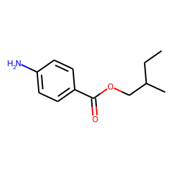 Benzoic acid, 4-amino-, 2-methylbutyl ester