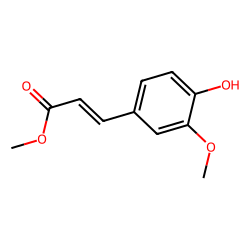 2-Propenoic acid, 3-(4-hydroxy-3-methoxyphenyl)-, methyl ester