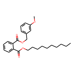Phthalic acid, decyl 3-methoxybenzyl ester