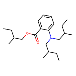 Benzoic acid, 2-di(2-methylbutyl)amino-, 2-methylbutyl ester