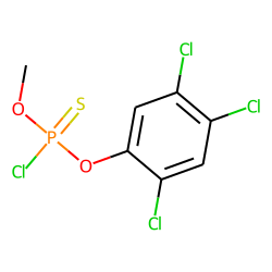 O-methyl-o-(2,4,5-trichlorophenyl) chlorothiophosphate