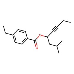 4-Ethylbenzoic acid, 2-methyloct-5-yn-4-yl ester
