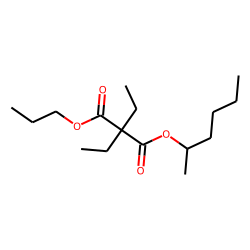 Diethylmalonic acid, 2-hexyl propyl ester