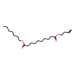 Sebacic acid, but-3-enyl heptyl ester
