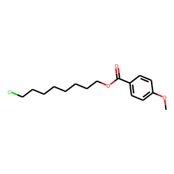 4-Methoxybenzoic acid, 8-chlorooctyl ester