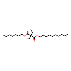 Diethylmalonic acid, decyl heptyl ester