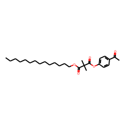 Dimethylmalonic acid, 4-acetylphenyl tetradecyl ester