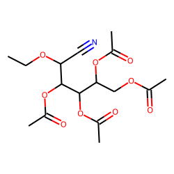 Glucose, 2-ethyl, nitrile, acetylated