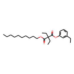Diethylmalonic acid, decyl 3-ethylphenyl ester