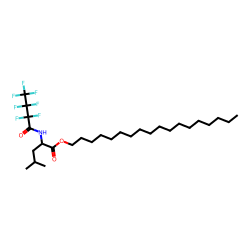 L-Leucine, N-heptafluorobutyryl-, octadecyl ester