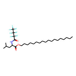 l-Leucine, n-heptafluorobutyryl-, octadecyl ester