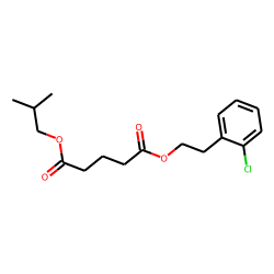 Glutaric acid, 2-(2-chlorophenyl)ethyl isobutyl ester