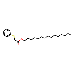 (Phenylthio)acetic acid, pentadecyl ester
