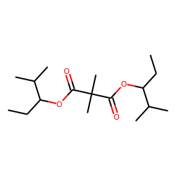 Dimethylmalonic acid, di(2-methylpent-3-yl) ester