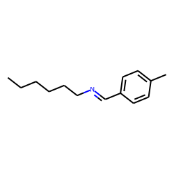 (p-methylbenzylidene)-hexyl-amine