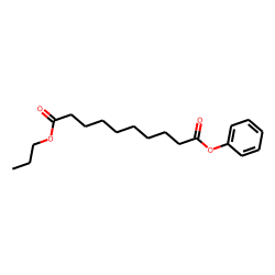 Sebacic acid, phenyl propyl ester