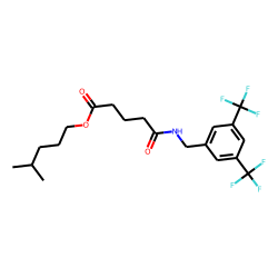 Glutaric acid, monoamide, N-(3,5-di(trifluoromethyl)benzyl)-, isohexyl ester