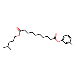 Sebacic acid, 3-fluorophenyl isohexyl ester