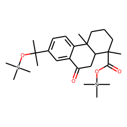 15-Hydroxy-7-oxodehydroabietic acid, trimethylsilyl ester, 15-trimethylsilyl ether